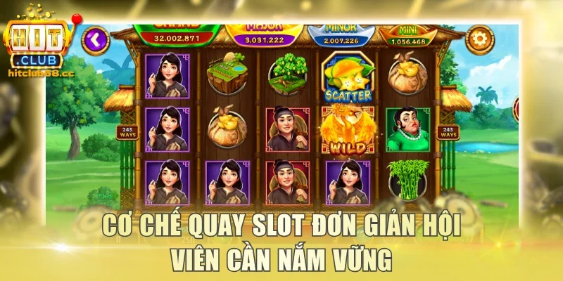 Cơ chế quay slot đơn giản hội viên cần nắm vững