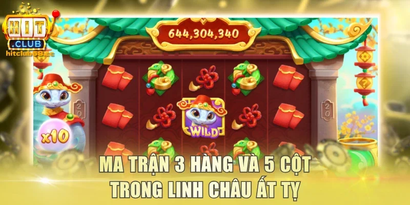 Ma trận 3 hàng và 5 cột trong Linh Châu Ất Tỵ