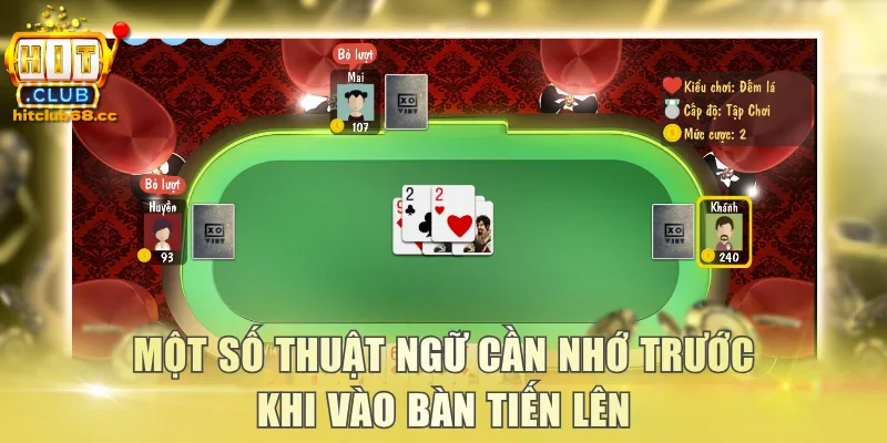 Một số thuật ngữ cần nhớ trước khi vào bàn Tiến lên