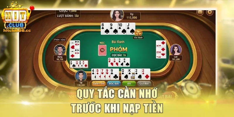 Quy tắc cần nhớ trước khi nạp tiền