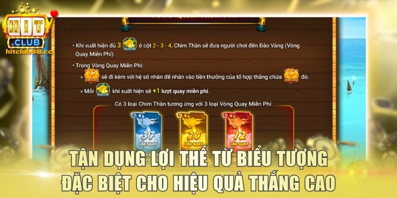 Tận dụng lợi thế từ biểu tượng đặc biệt cho hiệu quả thắng cao